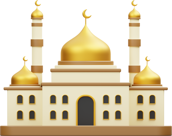 Mosque Building 3D Icon